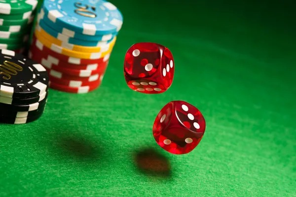 singajitu Texas Hold'em Bonus table layout with dealer station